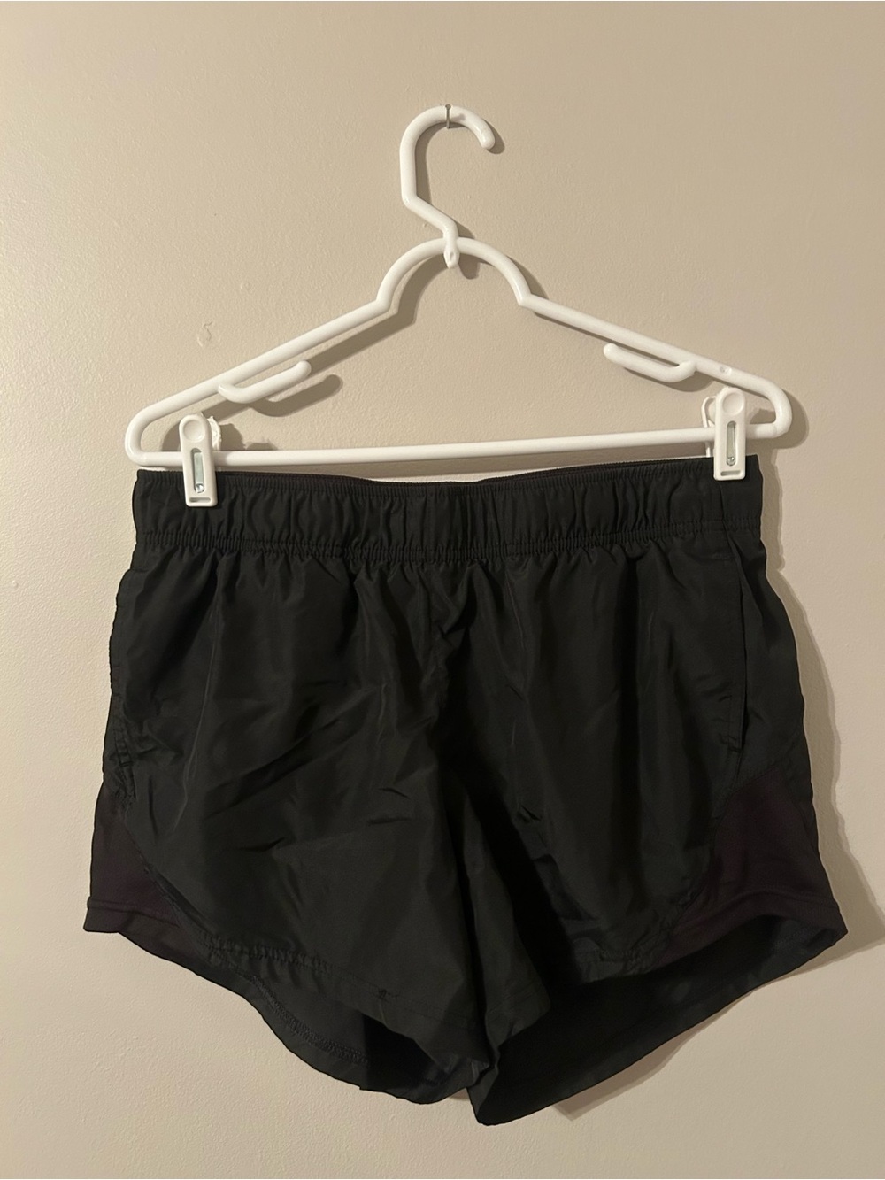 Women’s Black Athletic Running Shorts - Comfortable Workout Staple